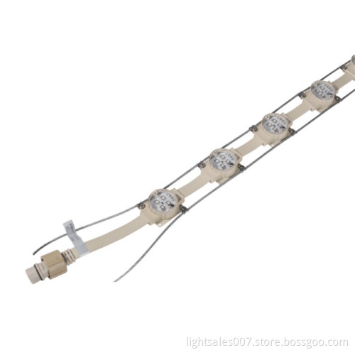 RGB DMX LED Rope ,Exterior Building Light with 1W Power Consumption, 5050 SMD, 4 LEDs